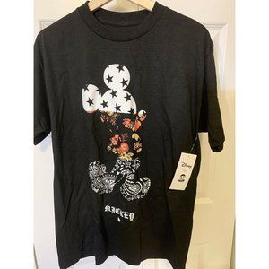 New Disney NEFF MICKEY M28 Men’s Sz M‎ T-SHIRT Black NWT